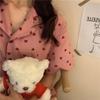 Short Sleeve Shorts Love Pajama Set Short Sleeve Shorts Heart Pajamas Suit