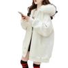 Fleece Thickened Long Sweater Cardigan Women's Autumn and Winter Clothing New Loose Warm Jacket