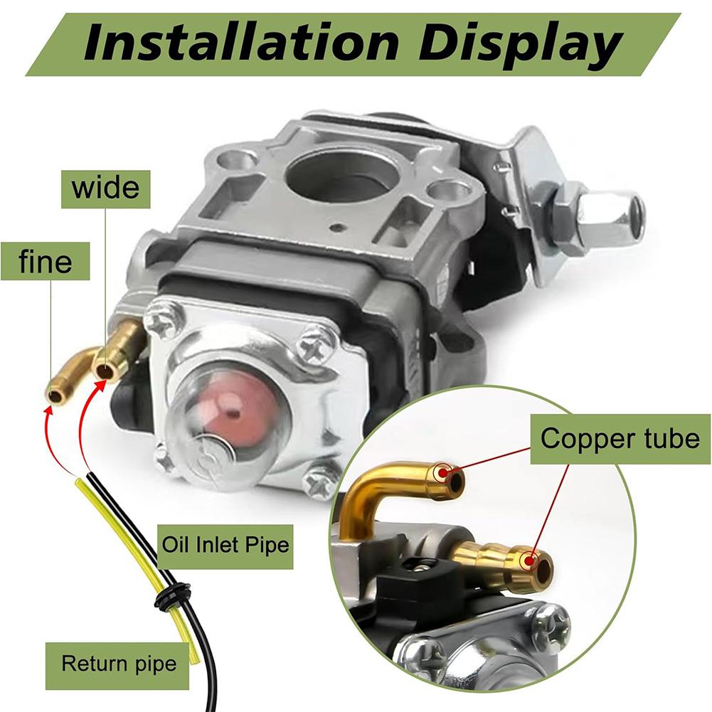 Grass Trimmer Fuel Line Filter Kit Petrol Hose Seal Fuel Hose With Fuel Filter Gasket Primers For Brush Cutter Lawn Mower