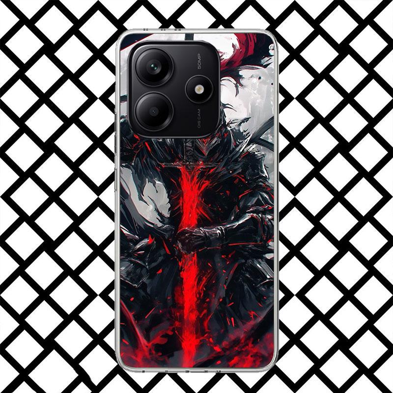 G-Guts B-Berserks Anime Phone Case for Xiaomi Redmi Note 15 14 14S 13 12 12S 11 Pro Plus 11E 11T 11S 10S 5G Soft Cover Fundas Re