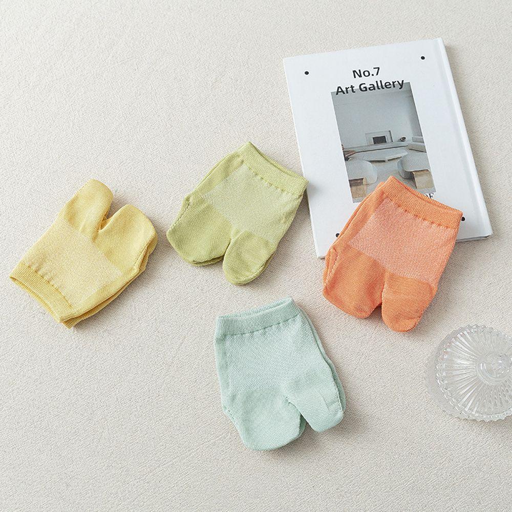 Socks Breathable Invisible Mesh Half Palm Socks Women Hosiery Two Toe Socks Split Toe Socks