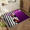 Rock Music Floor Mat Soft Thickened Absorbent Non-Slip Bedroom Living Room Door Mat Home Decor Flannel Rugs
