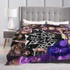 Super Soft Blanket Airplane Travel Rhea Ripley  Throw Blanket  Flannel Bedspread For Living Room Aesthetic Sofa Bed Cover