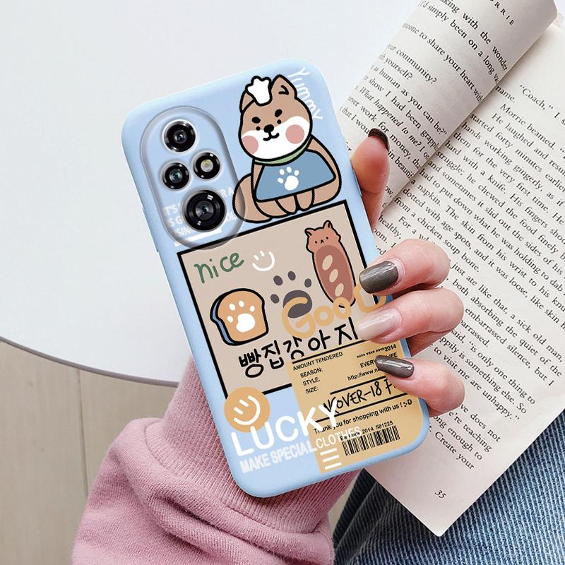 Beautiful Flowers For Honor 200 Pro Case Cute Heart Leopard Print Cover Soft Silicone Matte Protective Funda For Honor 200 Smart