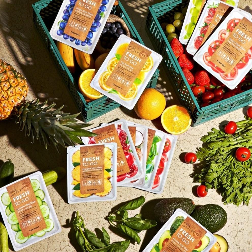 TONYMOLY Fresh To Go Mask Sheet - Grape, 1 sheet