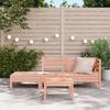 Garden Sofa 3 Seater Solid Douglas Fir Wood