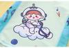 Boys' Quick-Dry Cartoon One-Piece Swimsuit with Long Sleeves and Sun Protection