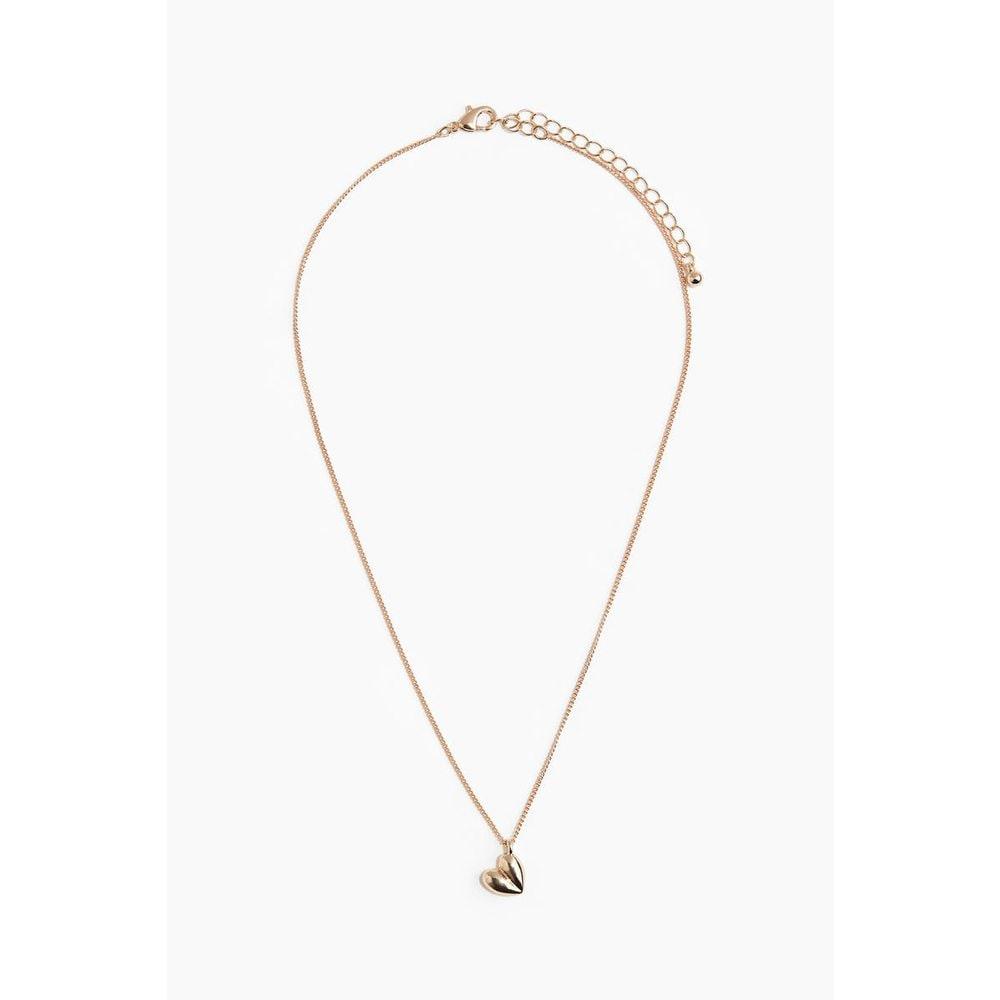 Heart Pendant Necklace Gold Color 1290943001