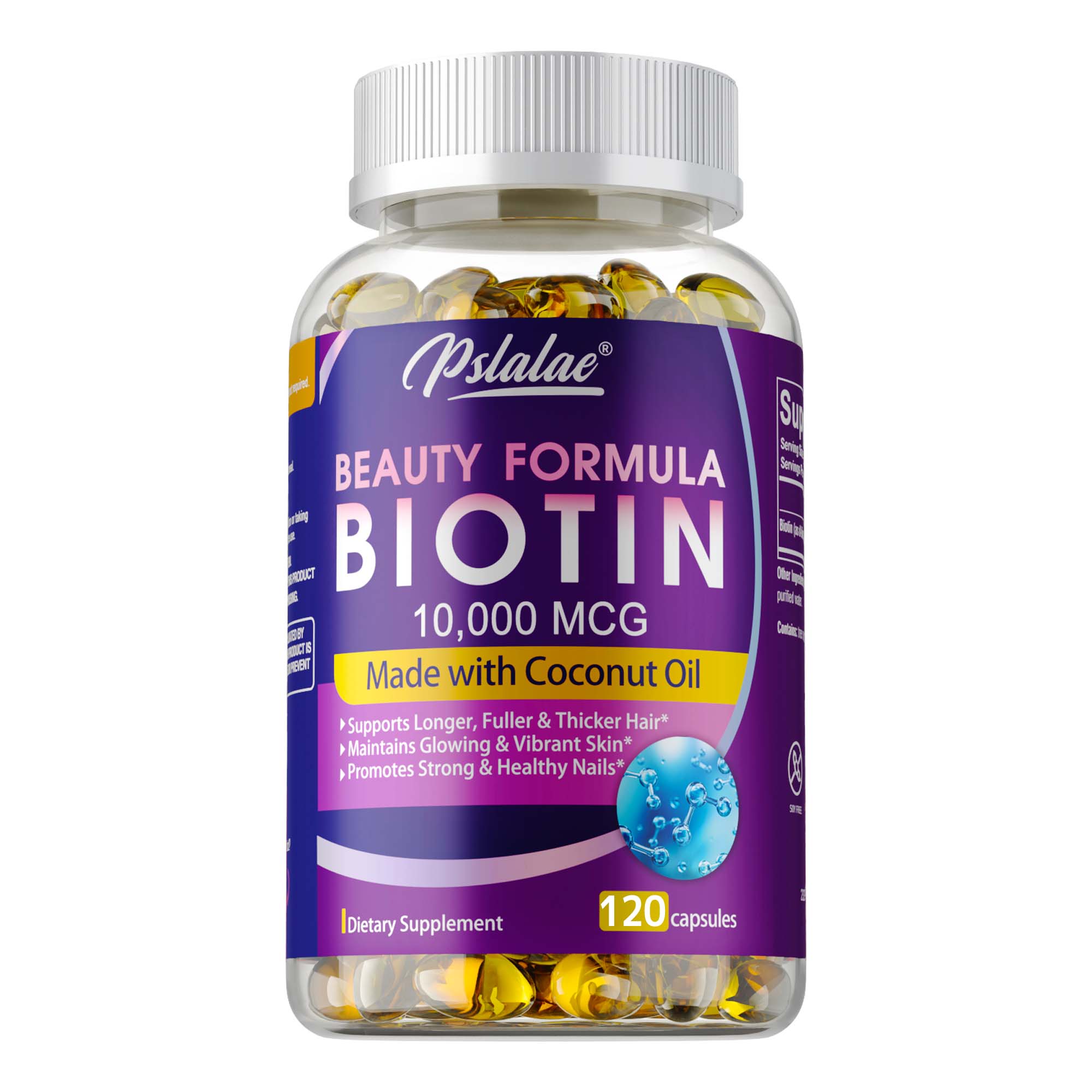 

Biotin 10000mcg - Maintain Skin Elasticity and Promote Healthy Hair Growth 120