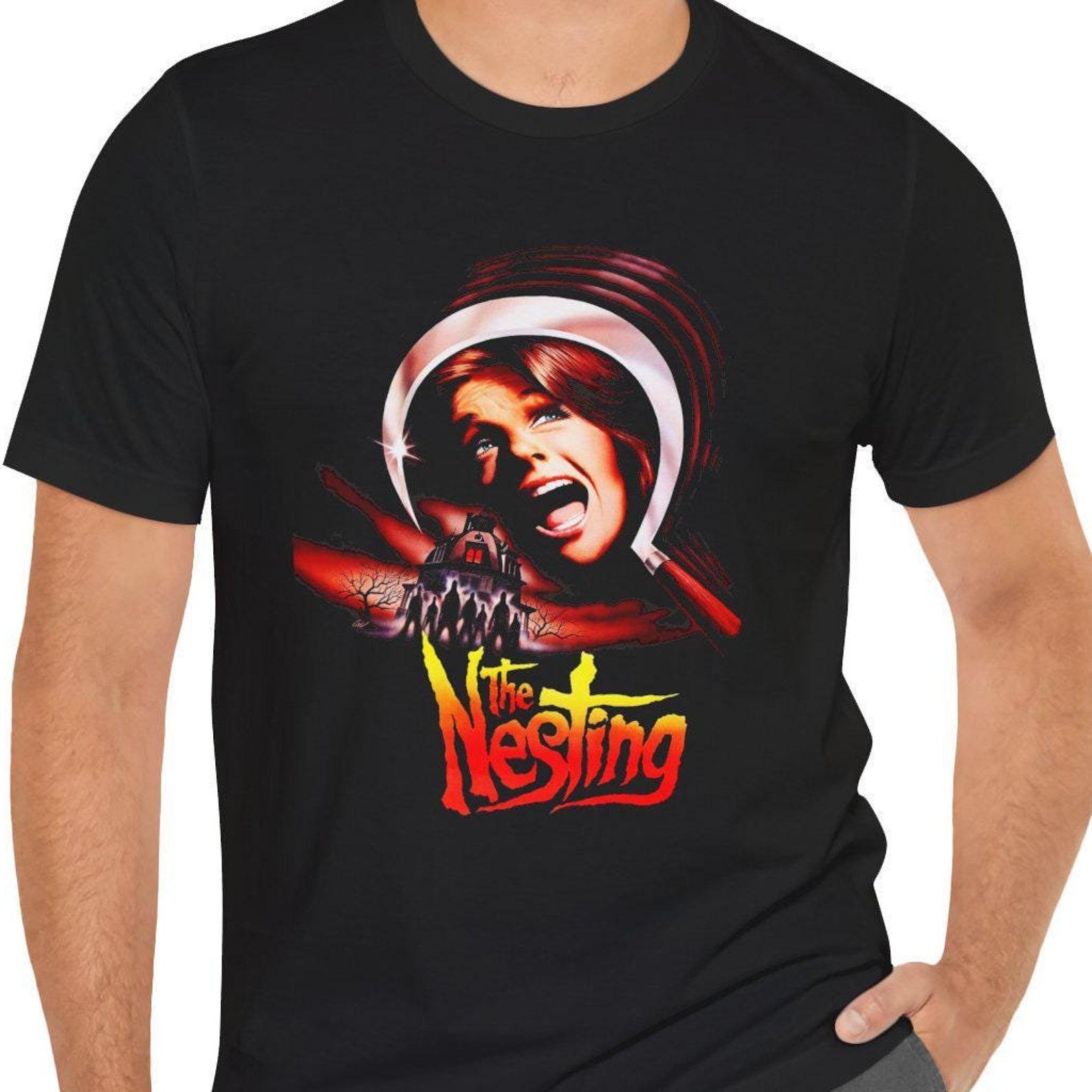 The Nesting T-Shirt Black Short Sleeve Horror Movie Tee M