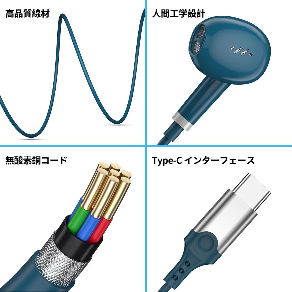Wired Earphones with Compatible with iPhone 16 Pro Max iPhone Google and Android Supports Volume HIFI Sound Ideal for Online and Cute Storage Case