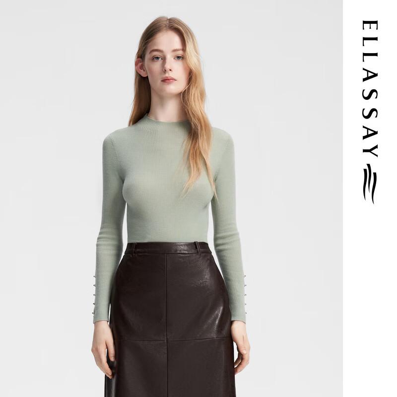 

ELLASSAY Women s 100% Merino Wool Slim-Fit Pullover Sweater M
