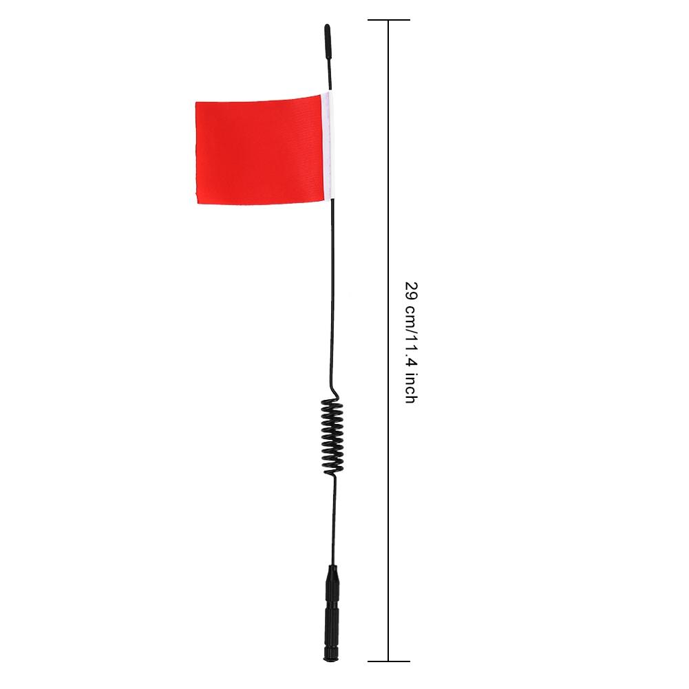 Model L29cm Simulation Signal Line with Flag for RC Climbing Car(Yellow)
