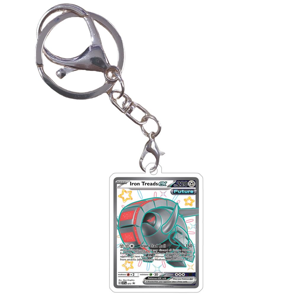 

Pokemon Keychain Svp Series Carvanha Cyclizar Charizard Sprigatito Pikachu Acrylic Small Cards Anime Game Pendant Game Prop