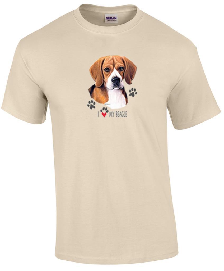 I Love My Beagle Dog T-Shirt XXXL