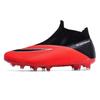 Big Size 49 48 Slip On Soccer Shoes Unisex Long Spike AG/TF Artificial Football Shoes Indoor Anti-slip Training Sport Boots