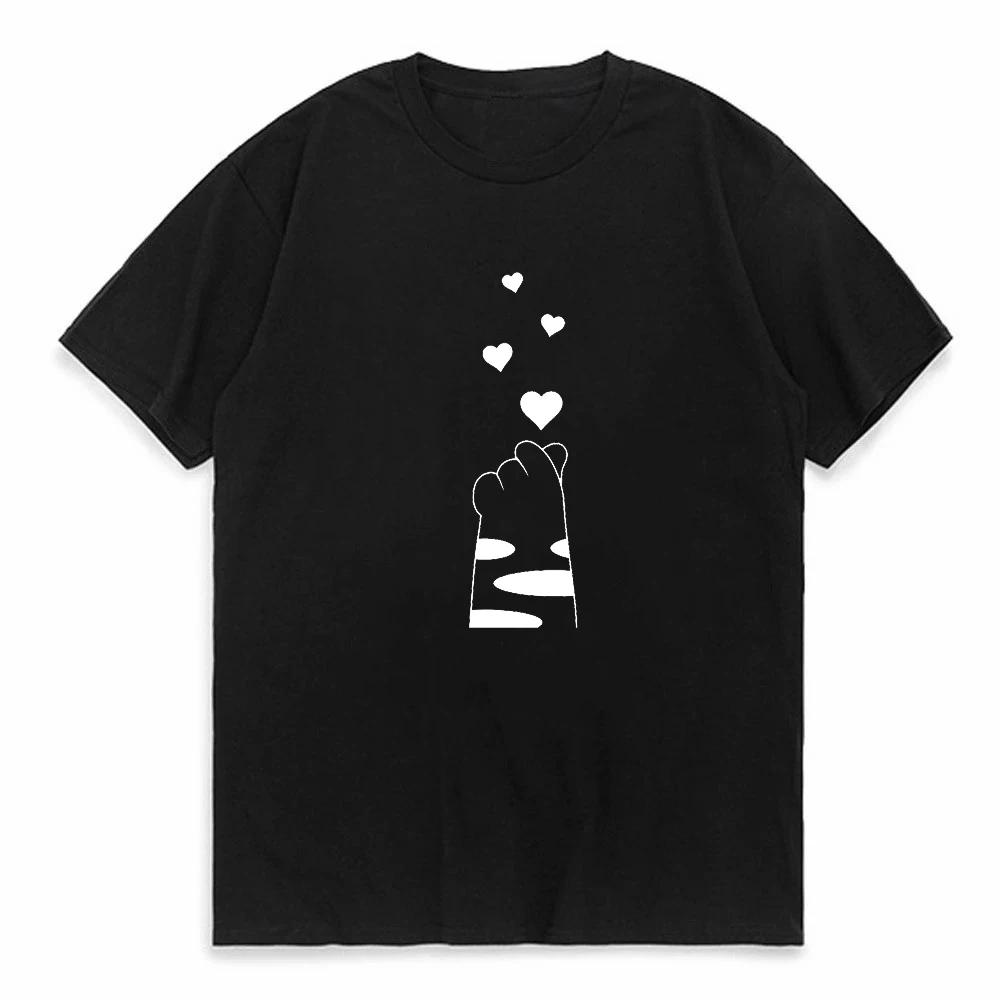 Fashion Naughty Black Cat T-shirt Women Lovely Print Graphic Tee Casual Short Sleeve O-neck Women's Y2k Sale Tops Free Shipping