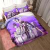 2/3pcs Anime Duvet Cover and Pillowcase, O-Omori Bedding Set for Single/double, Cozy Bedroom Decoration, Gift for Boys and Girls