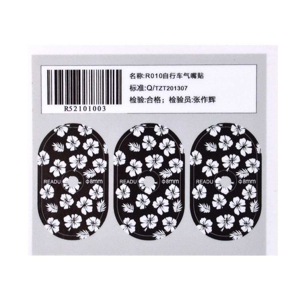 

3 шт./компл. ПВХ Наклейки на подушечки клапанов велосипеда Многоцветные Декоративные наклейки для велосипеда Велосипедные принадлежности 3