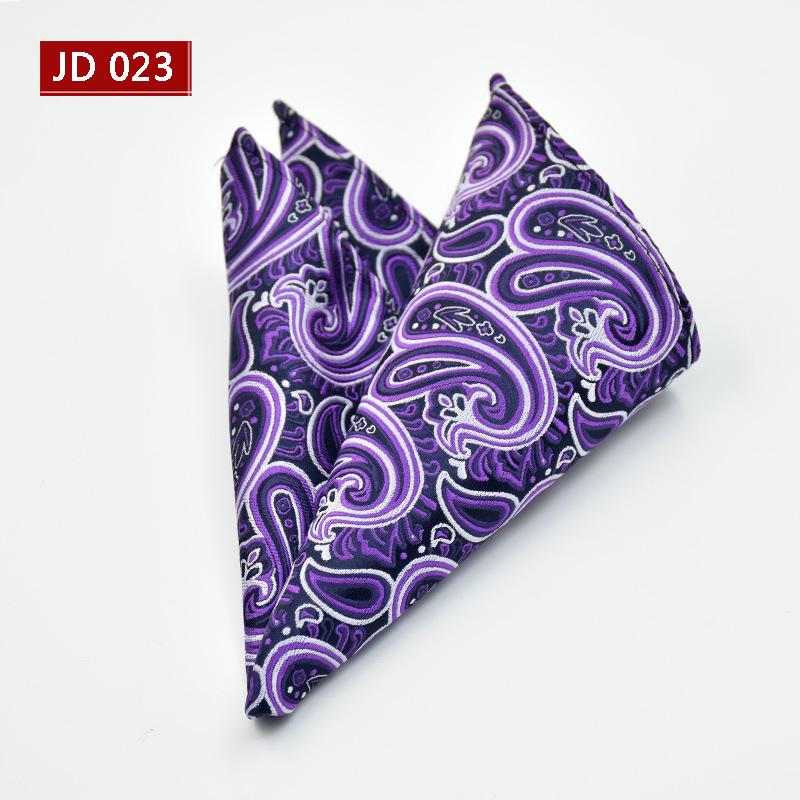 Men's Jacquard Tuxedo Pocket Square Scarf, Foldable, 25cm, New 2025
