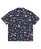 Syupeodeulai Palm Surf Hawaiian Shirt Navy