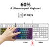 K61 Wired Mechanical Keyboard with Gaming Light Type-C Interface Plastic Material for Desktop Laptop New Product