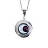 Moonstone Crystal Pendant Necklace With Geometric Alloy Design For Night Sky Themed Parties