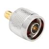 2 Stück N Stecker auf SMA Buchse Vernickelter Kupfer Koaxialkabelverbinder Adapter 50 Ohm für Antenne