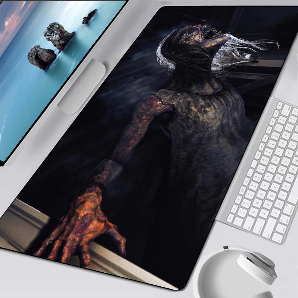 R-ResidentSE E-Evil 9 Mouse Pad Rubber Mat Laptop Xxl Mousepad Notebook Gamer Computer Table Gaming Accessories