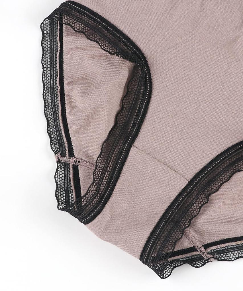 Wacoal Dear Hip Organická bavlna Antibakteriální a deodorizační Pohodlný střih Dámské šortky, PPA350, Hluboká délka, Směs, Úprava,