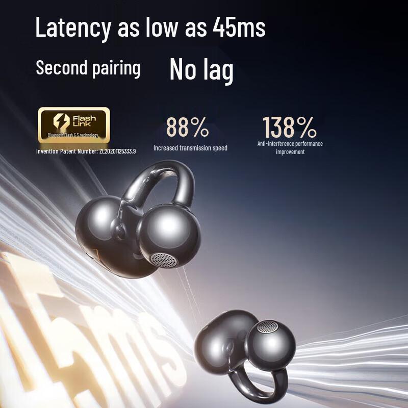 SANAG S6S Ultra Ear Clip Bluetooth Earbuds