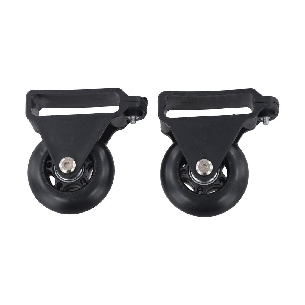 Telescopic Ladder Wheels PU Casters For Easy Movement Stability Indoor Outdoor Use Hand Tools Accessories
