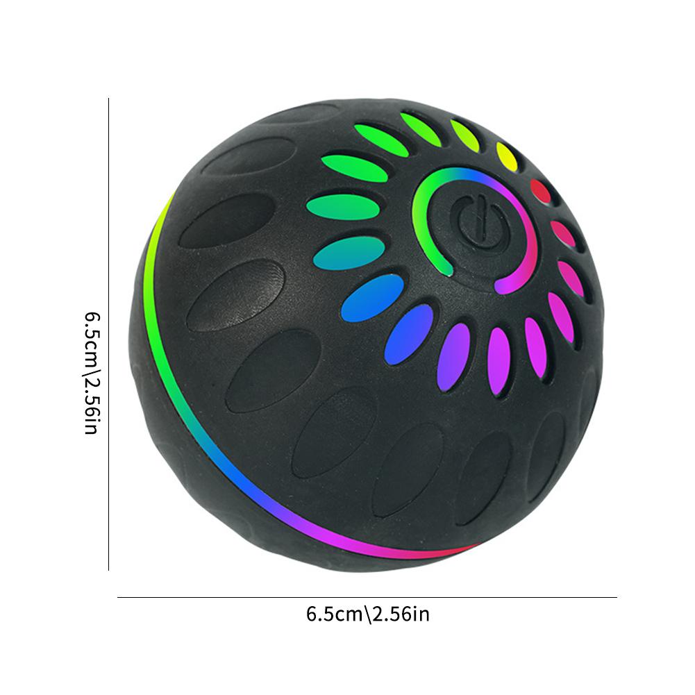 Smart Interactive Pet Toy Ball Led Light Up Electric Rolling Ball For Dogs Cats Automatic Self Rotating Rechargeable Play Tool