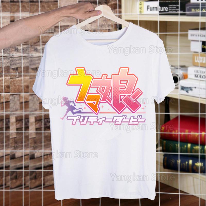 Uma Musume Pretty Derby Umamusume Men Short Sleeve Casual Men Tops Anime Cartoon T Shirt for Male Printed T Shirt Women Tees