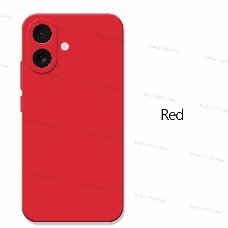 For iPhone 17 Case For Apple iPhone 17 Air 17 Pro Max Cover Bumper Luxury TPU Shockproof Liquid Silicone Protective Phone Cover