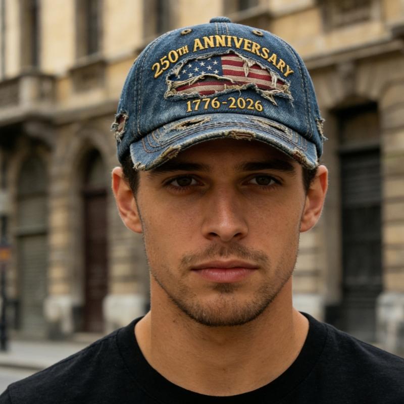 Embroidered Letters Baseball Hat Design Adjustable Strap Lightweight Polyester Casual Sporty Headwear