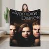 Coperta The Vampire Diaries Flanella Decorazione Dramma Horror Dark fantasy Coperte da Divano per Letto Viaggio Copriletti
