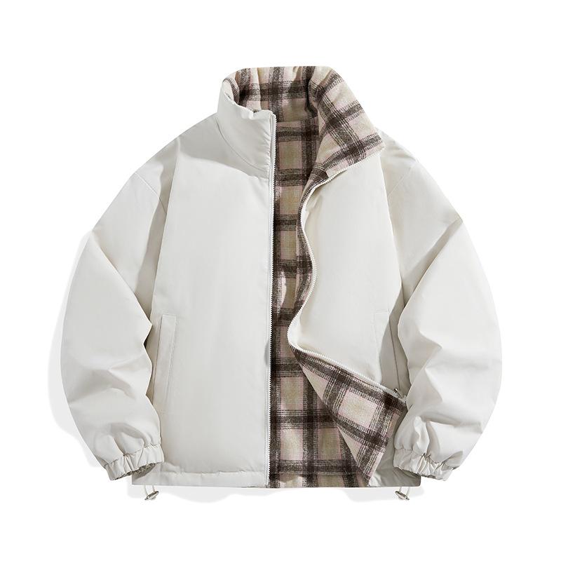 

Down jacket 2024 winter double-sided down jacket 80 down down jacket trendy fashion thickened warm couple 2XL