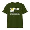 Softball Dad Definition Funny T Shirt vintage Washed Unisex Stylish designer clothes Comfortable graphic homme fashion