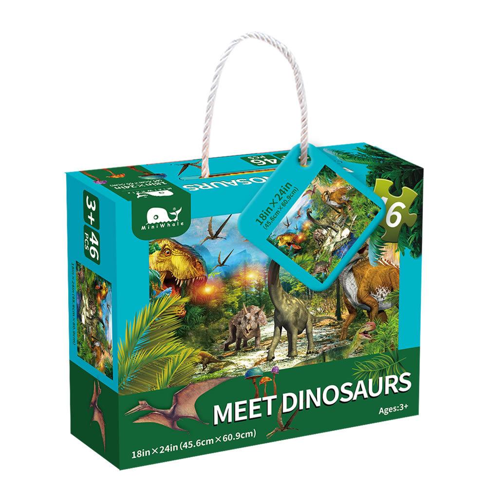 Super Dinosaur Puzzle Paper Puzzle 1000 Pieces