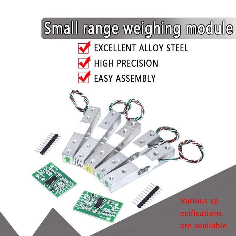 1pcs Digital Load Cell Weight Sensor 1KG 5KG 10KG 20KG Portable Electronic Kitchen Scale + HX711 Weighing Sensors Ad Module