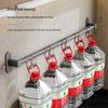 DANLE No-Drill Space Aluminum Kitchen Hook Rack