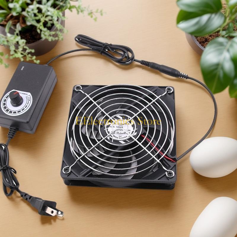 B03C 12cm 220V 240V Fan 2750RPM Computer Exhaust Fan for Air Circulation in Pet Houses and Electronic Gadgets
