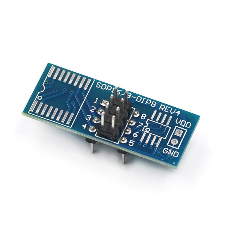Ch341A 24 25 Series Eeprom Flash Bios Usb Programmer Module + Soic8 Sop8 Test Clip For Eeprom 93Cxx / 25Cxx / 24Cxx