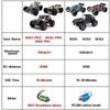 SCY 1:16 4WD RC Car 70KM/H Or 50KM/H With LED Light 2.4G Remote Control Cars High Speed Drift Monster 4x4 Truck for Children Gif