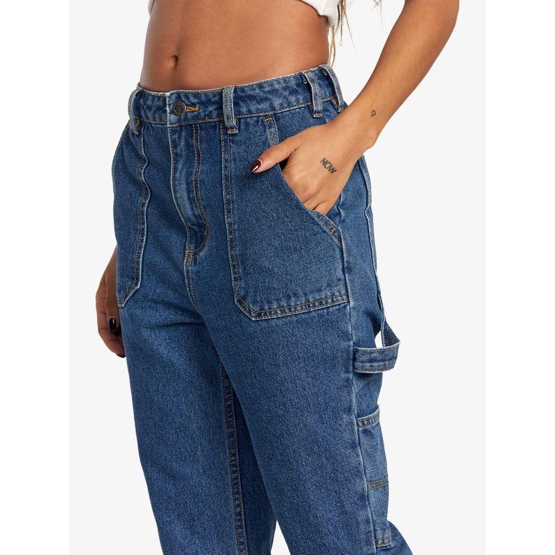 Foreign Trade Original Order RVC * a Stylish Multi-Pocket Workwear Loose Straight-leg Casual All-Matching Jeans Two Colors 1302