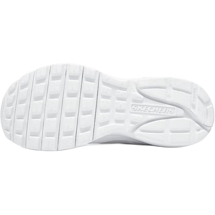 Skechers Kids Comfortable Soft Versatile Non-Slip Wear-Resistant Low-Top Casual Shoes Kids Sneaker White 303975L-WHT