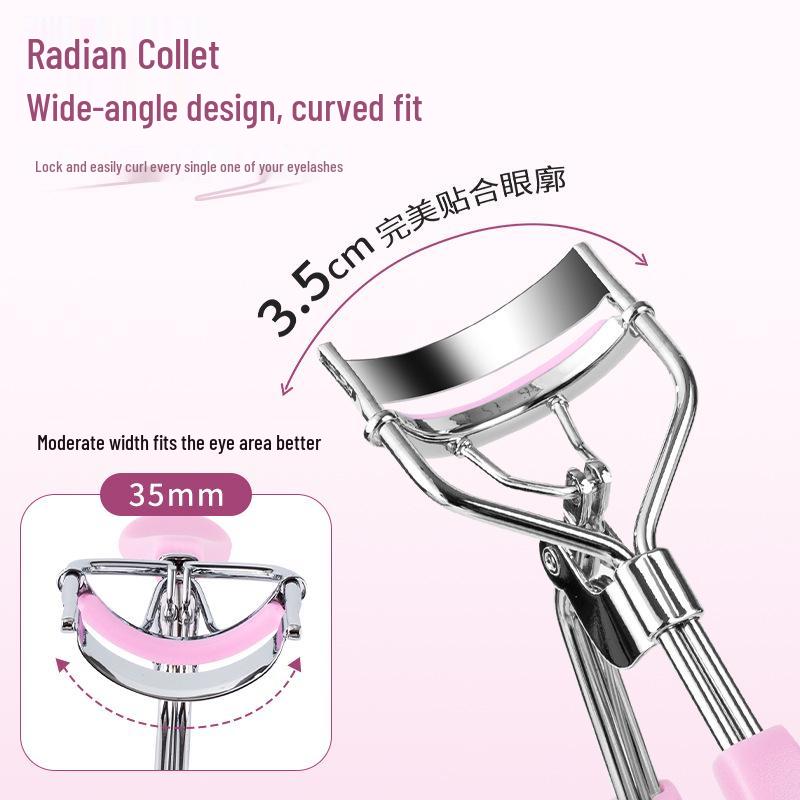 Niran's Sunflower Natural Curl Eyelash Curler - Newbie Friendly, No Pinch Design, Wide Angle for Perfect Fit