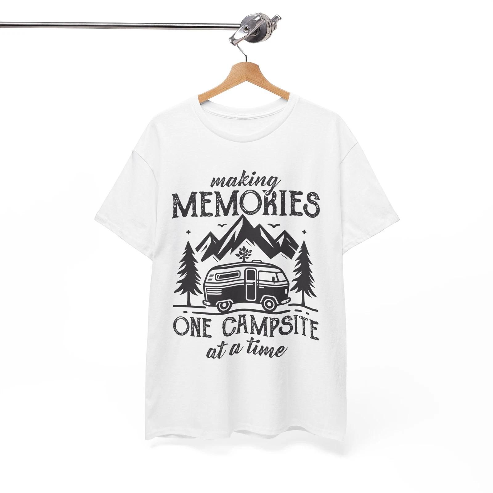 

Retro Mountain T-Shirt | Vintage making memories one campsite at a time Shirt S