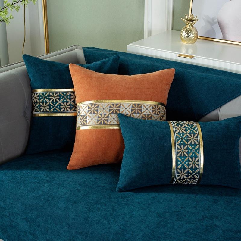 Chenille Sofa Cushion Four Seasons Universal High-Grade Non-Slip Light Luxury Cushion Nordic Minimalist Style Cover Towel